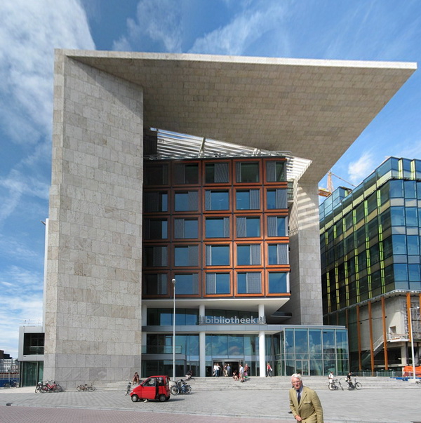 Kiến trúc thư viện cộng đồng ở thủ đô Amsterdam, Hà Lan